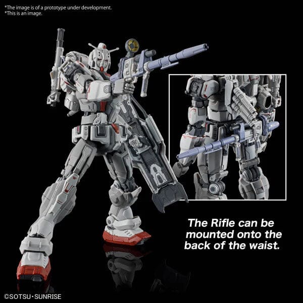 BANDAI Hobby HG RX-78(G)E Gundam EX Requiem For Vengeance 1/144 Scale 5" Model Kit Simple Gundam 