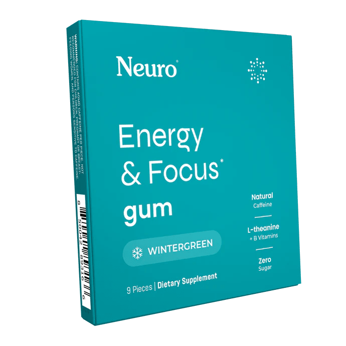 Neuro: Wintergreen Chewing Gum – Energy & Focus Simple Neuro 
