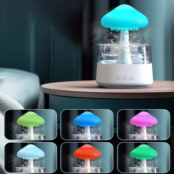 Esencia SerenceMists: (800mL) 4-in-1 Rain Cloud Humidifier Simple Showcase 