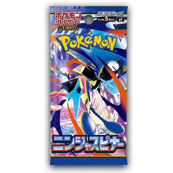 Pokémon TCG Japan: M4 Mega Ninja Spinner Booster (1 Pack of 5 Cards) Simple Pokémon 