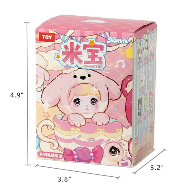 Nommi Baby Series Kawaii Plush Doll Hanger Blind Box (1pc) Simple Nommi 