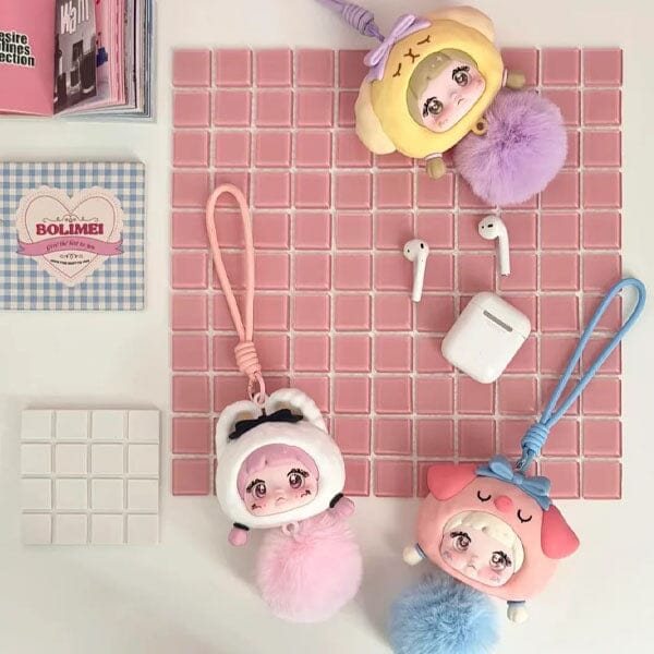 Nommi Forest Melodies Silicone Earbud Case Plush Animal Keychain Blind Box (1pc) Simple Nommi 