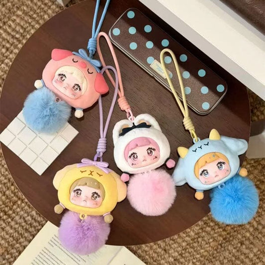 Nommi Forest Melodies Silicone Earbud Case Plush Animal Keychain Blind Box (1pc) Simple Nommi 