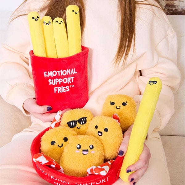 Emotional Support Fries 12" Novelty Plush Toy By What Do You Meme?® Simple What Do You Meme? 