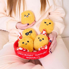 Emotional Support Nuggets 8.5" Novelty Plush Toy By What Do You Meme?® Simple What Do You Meme? 