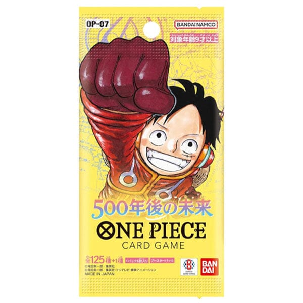 One Piece Japanese Trading Cards OP-07 "500 Years Later" - Single Pack