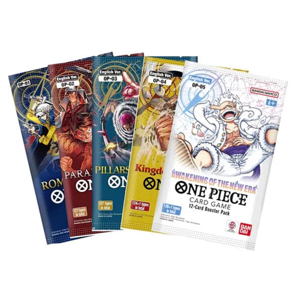 One Piece: Trading Cards Treasure Pack Set (4 Boosters & 1 Exclusive Promotional Card!) English Version