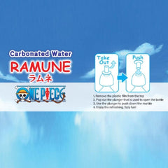 One Piece Anime Ramune Lemonade Japanese Soda Drink (250mL) Simple One Piece 