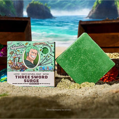 Dr. Squatch® x One Piece Anime All-Natural Bar Soap For Men - Three Sword Surge Simple Dr. Squatch 