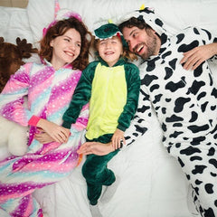 Cozy Cuddler Onesies | Cow | Kids & Adults Sizes Simple Showcase 