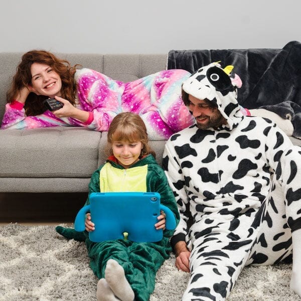 Cozy Cuddler Onesies | Cow | Kids & Adults Sizes Simple Showcase 