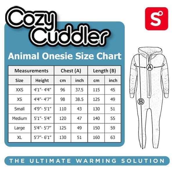 Cozy Cuddler Onesies | Dinosaur | Kids & Adults Sizes Simple Showcase 