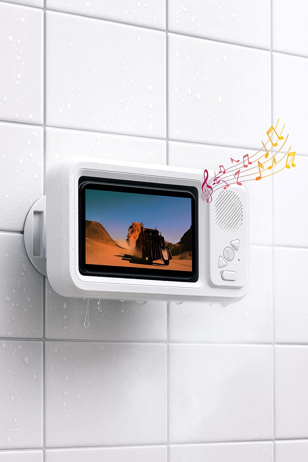 Sonic Vibes: All-in-One Splashproof Case & Speaker Simple Exclusive 