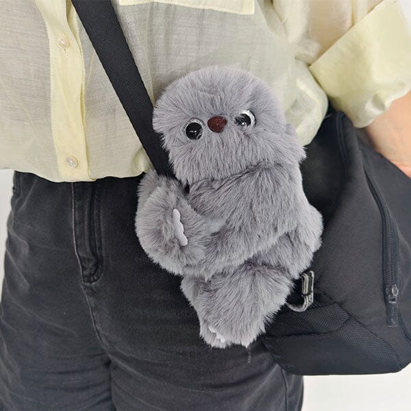 SnugWit: Clip-On Interactive Owl Sensory Plush Toy (1pc) Simple Exclusive 