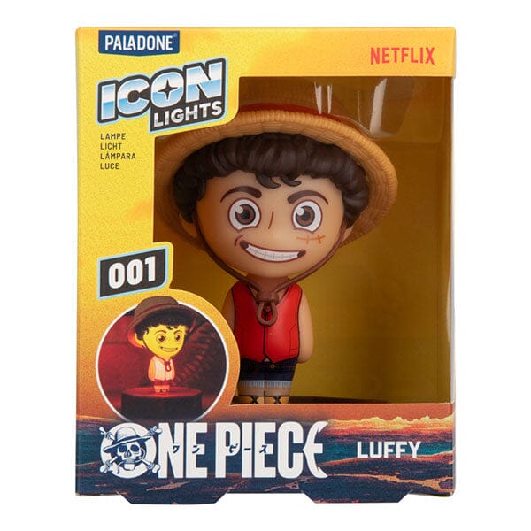 Paladone Icon Lights One Piece Anime Luffy Mini 5" Novelty Tabletop Lamp Simple Paladone 