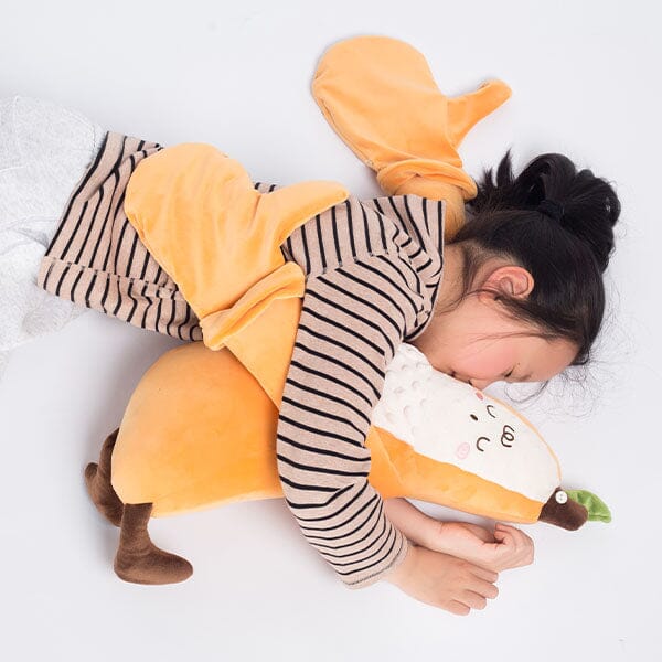Patteroo Patting & Warming Banana Body Pillow Plush Toy Simple Exclusive 