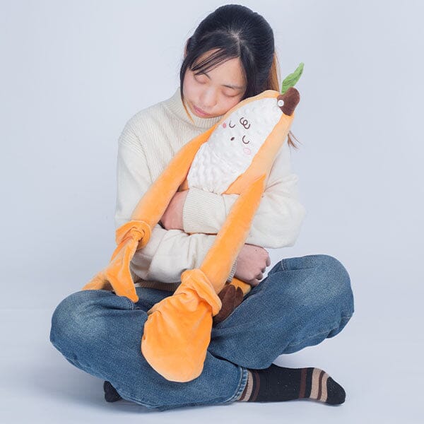 Patteroo Patting & Warming Banana Body Pillow Plush Toy Simple Exclusive 