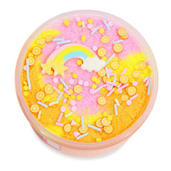 PeachyBbies Novelty Slime Fidget Putty (7oz Jar) "Rainbow Sherbet" Cloud Dough Slime Simple PeachyBbies 