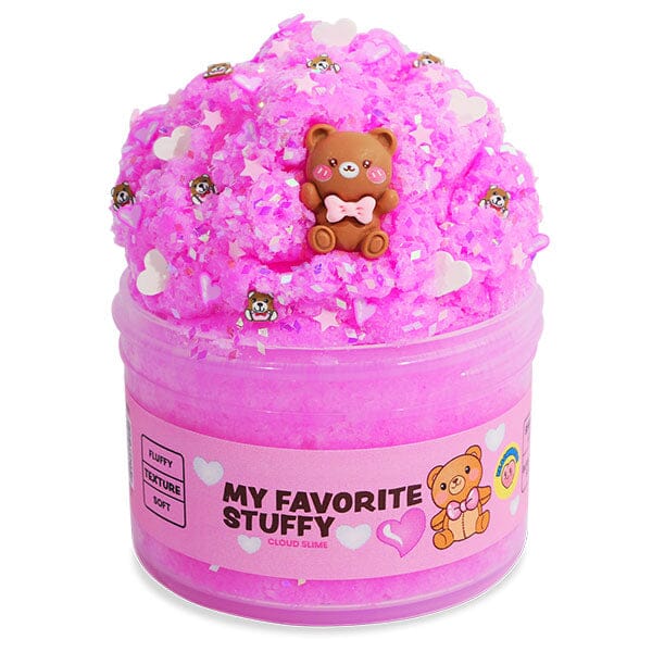 PeachyBbies Novelty Slime Fidget Putty (7oz Jar) "My Favorite Stuffy" Cloud Slime Simple PeachyBbies 