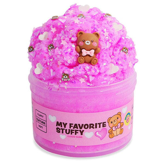 PeachyBbies Novelty Slime Fidget Putty (7oz Jar) "My Favorite Stuffy" Cloud Slime Simple PeachyBbies 
