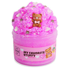 PeachyBbies Novelty Slime Fidget Putty (7oz Jar) "My Favorite Stuffy" Cloud Slime Simple PeachyBbies 