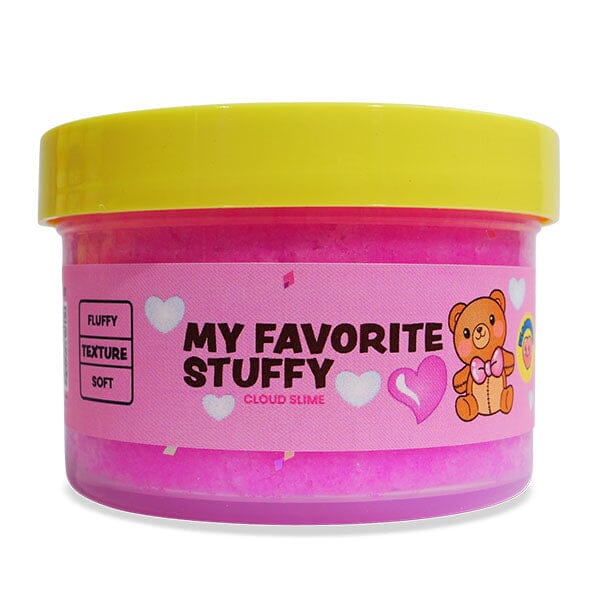 PeachyBbies Novelty Slime Fidget Putty (7oz Jar) "My Favorite Stuffy" Cloud Slime Simple PeachyBbies 