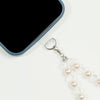 Vogue Strap: Pearl & Glass Crystal Bead Charm Bracelet Phone Accessory Chain