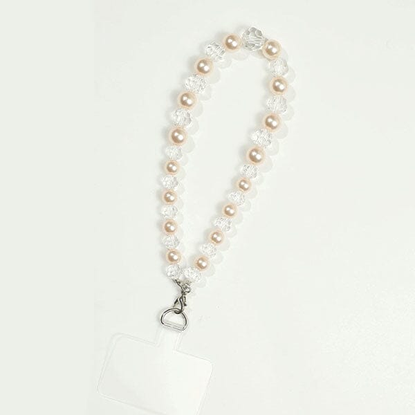 Pearl Bead Charm Bracelet Phone Accessory Simple magazineracksdirect 