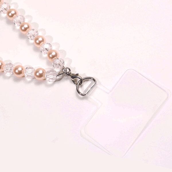 Pearl Bead Charm Bracelet Phone Accessory Simple Showcase 