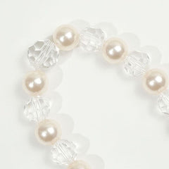 Pearl Bead Charm Bracelet Phone Accessory Simple Showcase 