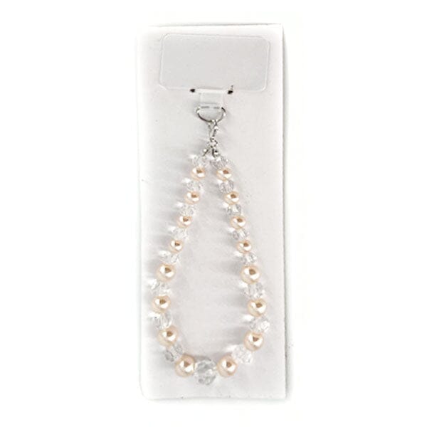 Pearl Bead Charm Bracelet Phone Accessory Simple magazineracksdirect 