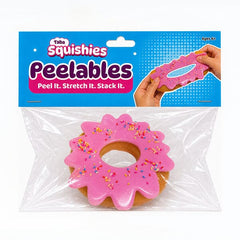 Taba Squishies® Peelables Deluxe Premium Silicone Fidget Toy (1pc) Sprinkle Donut Simple Taba Peelables 