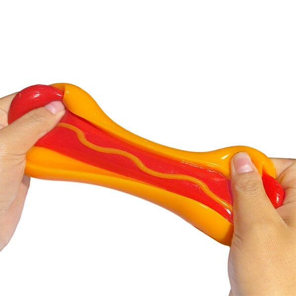 Taba Squishies® Peelables Deluxe Premium Silicone Fidget Toy (1pc) Hot Dog Simple Taba Peelables 
