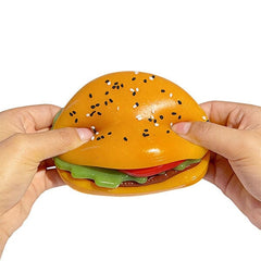 Taba Squishies® Peelables Deluxe Premium Silicone Fidget Toy (1pc) Hamburger Simple Taba Peelables 