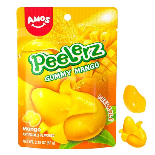 Amos 4D Peelerz Peelable Fruit Gummy Candy (6oz) Multiple Flavors