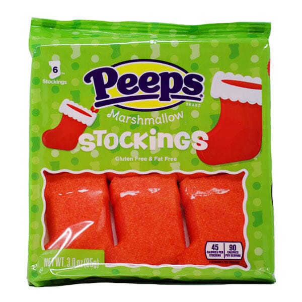 Peeps Christmas Christmas Stockings Marshmallow Candy (3oz) Simple Nerds 