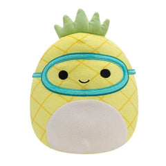 Squishmallows Super Soft Plush Toys | 7.5" Maui the Pineapple (Scuba Mask) | Pre-Order Preorder magazineracksdirect 