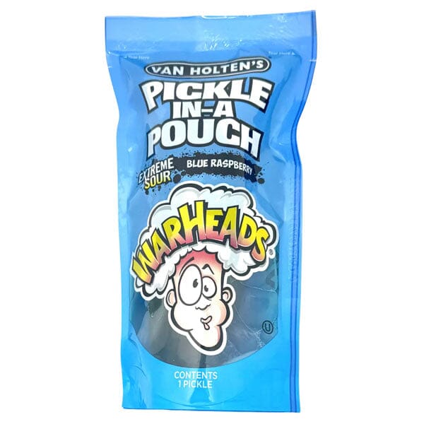Van Holten's x Warheads Extreme Sour Blue Raspberry Jumbo Pouched Pickle Simple Van Holten's 