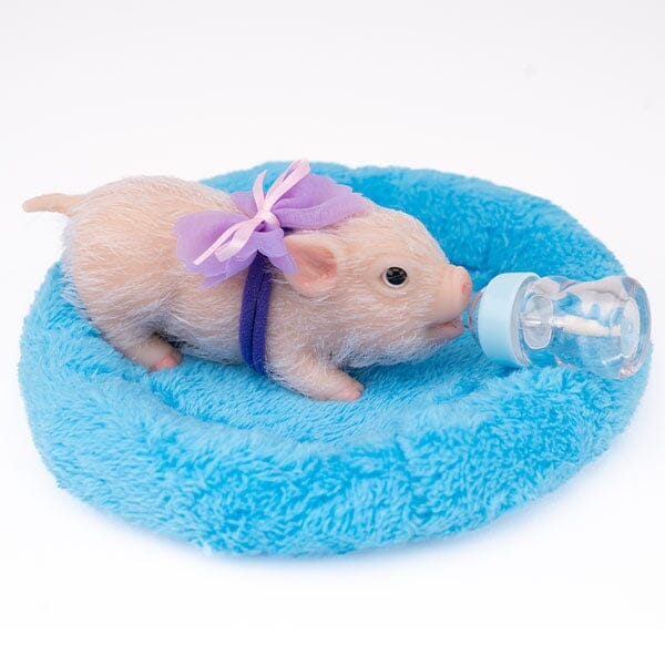 Reborn Realistic Mini Silicone Newborn Baby Pig Toy | Pre-Order Preorder Showcase 