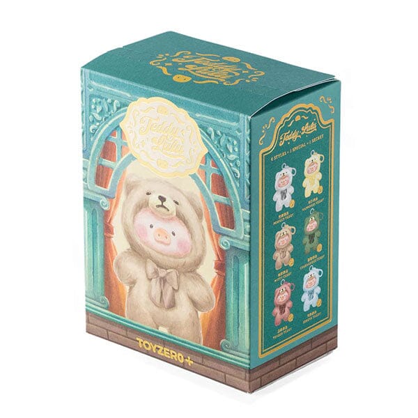 TOYZERO+ x Lulu The Piggy: Vintage Teddy Shop Series Plush Keychain Blind Box (1pc) Simple TOYZEROPLUS 