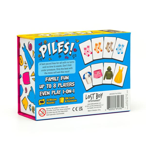 Piles! The Fast-Paced Free-For-All Party Card Game Simple Piles! 