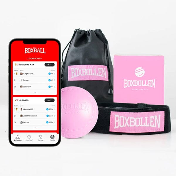 Boxbollen W/ Headband And App (Original Red OR Pink) • Showcase