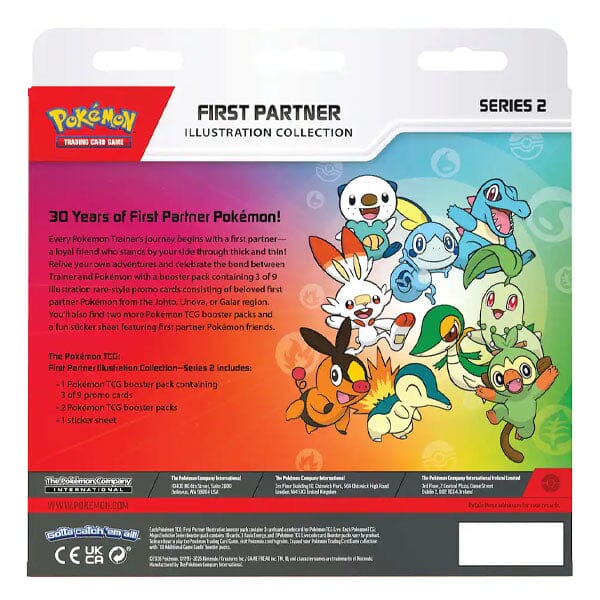 Pokémon TCG: First Partner Illustration Collection Series 2 (30 Cards) Simple Pokémon 