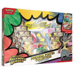 Pokémon TCG: Mega Evolution Ascended Heroes Premium Poster Collection (100 Cards + Giant Poster) Simple Pokémon 