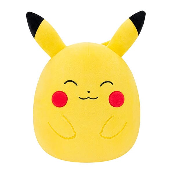 Squishmallows Super Soft Plush Toys 10" Pokémon Squad - Pikachu (Eyes Closed) Simple Squishmallows 