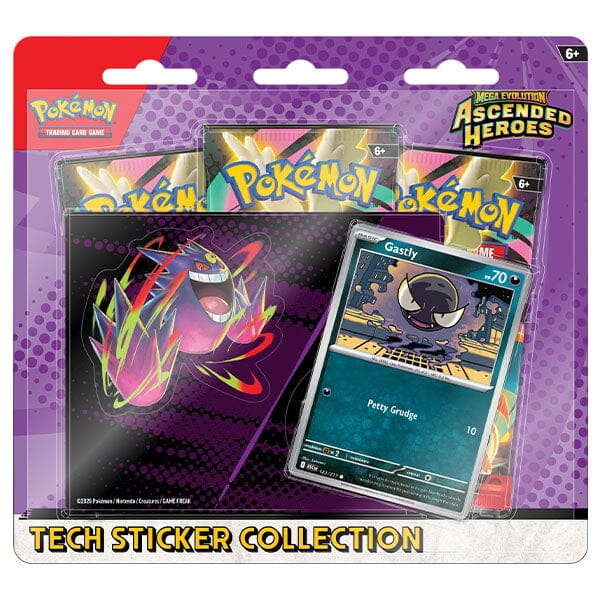 Pokémon TCG: Mega Evolution ME2.5 Ascended Heroes Tech Sticker Collection - Ships Assorted Simple Pokémon 