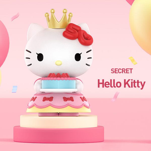 Pop Mart x Sanrio: Hello Kitty 50th Anniversary Series Figurine Blind Box Assorted (1pc) Simple Pop Mart 