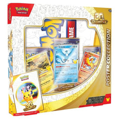 Pokémon TCG: 30th Anniversary Celebration Poster Collection (3 Booster Packs + Giant Poster) Simple Pokémon 