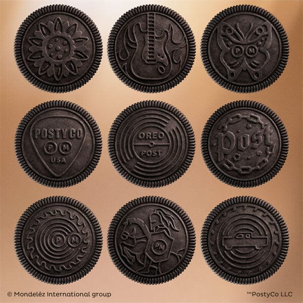 OREO x Post Malone Chocolate Caramel Shortbread Sandwich Cookies (10.68oz) Limited Edition Simple OREO 