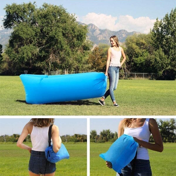 Air Puff: The Breeze Filled Lounger | Portable Inflatable Sofa Simple Showcase 